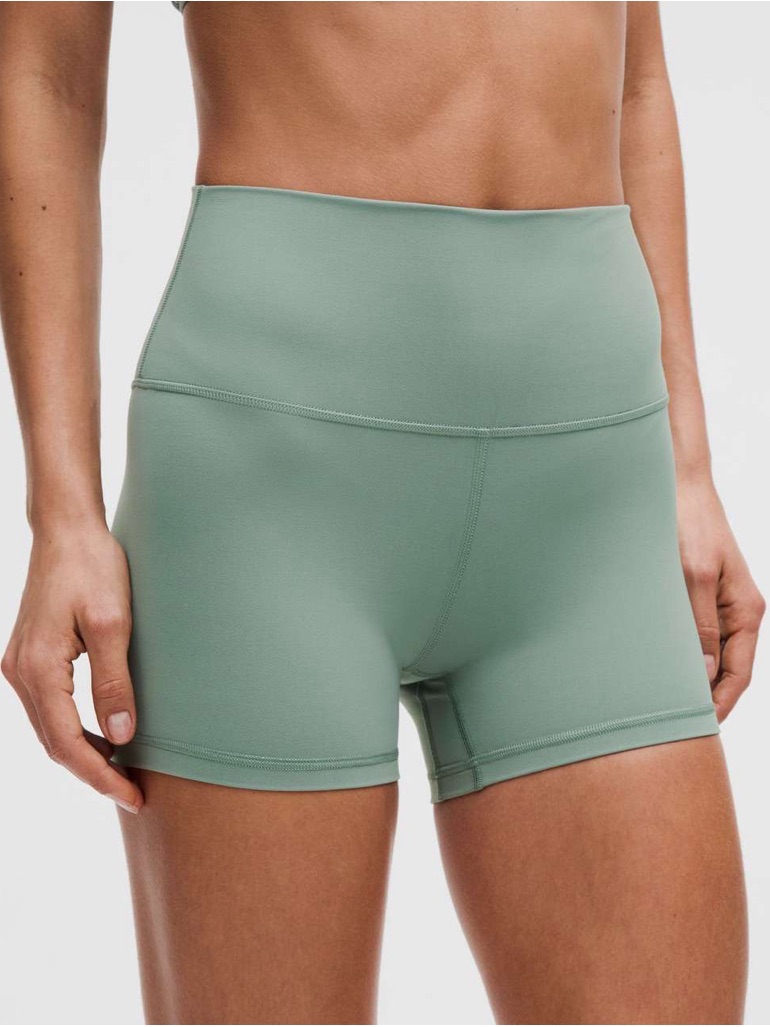 Lululemon Align Hr Short 4” Crater Blue Size 12 Nwt